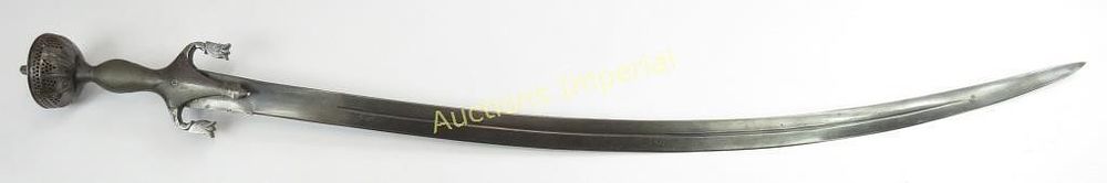 Lot 240: A FINE AFGHAN PULOWAR SABER SWORD