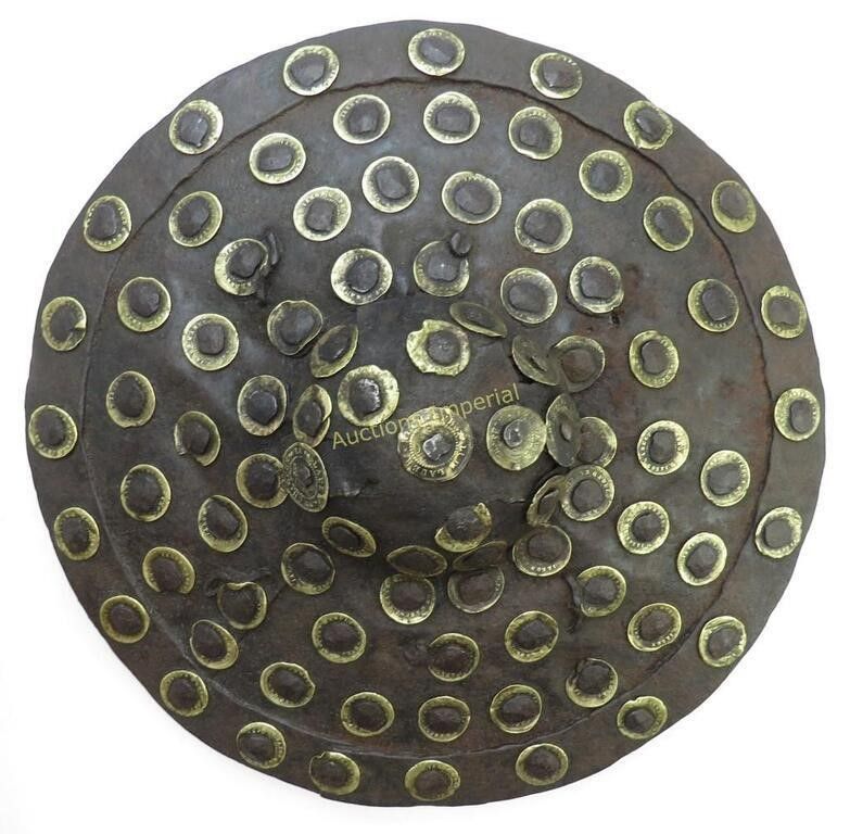 Lot 274: AN OTTOMAN KALKAN BUCKLER SHIELD