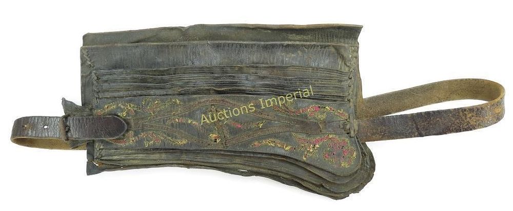 Lot 296: A RARE OTTOMAN SILAHLIK YATAGHAN BELT