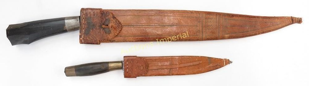 Lot 301: TWO PHILIPPINES BOLO KNIVES