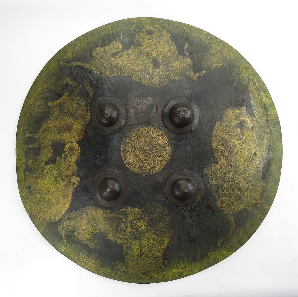Lot 201: AN INDIAN DHAL SHIELD