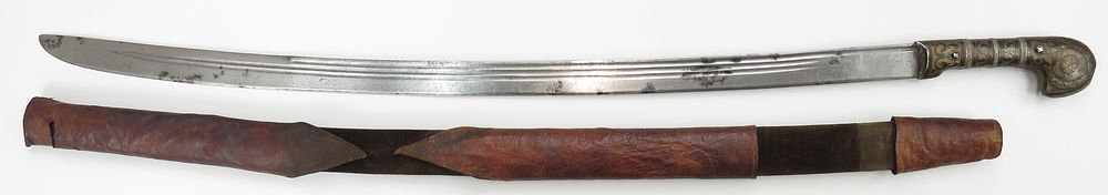 Lot 206: A CAUCASIAN SHASHKA SABER SWORD