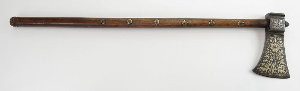 Lot 249: AN INDIAN BATTLEAXE