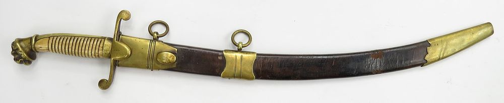 Lot 280: A BRITISH ROYAL NAVY MIDSHIPMANS DIRK