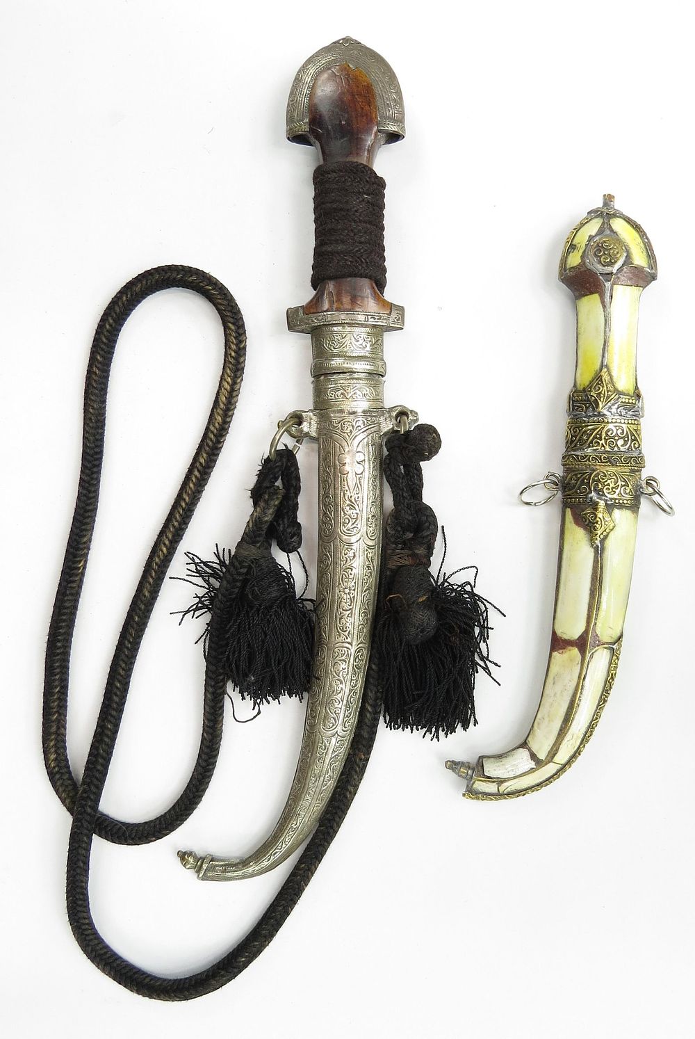 Lot 321: TWO MOROCCAN DAGGERS