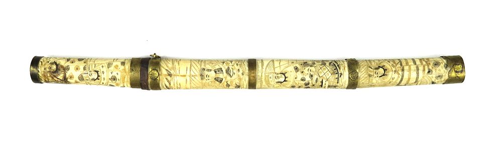 Lot 8: A JAPANESE VOTIVE TANTO DAGGER
