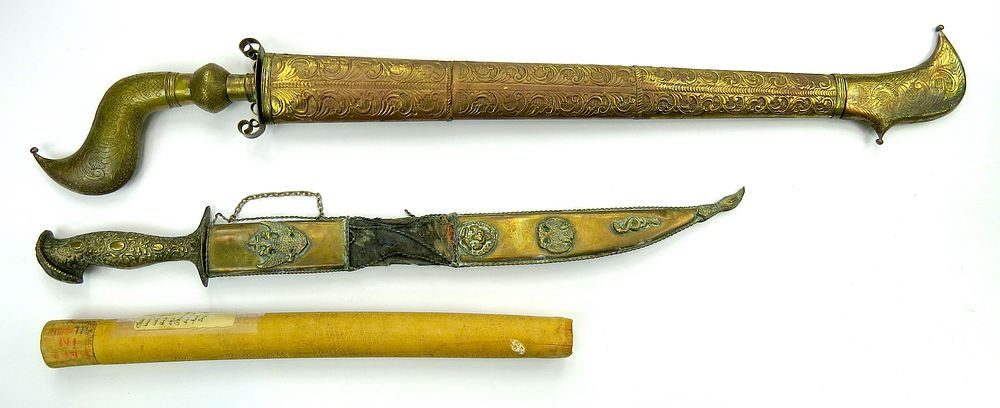 Lot 11: THREE (3) DAGGERS