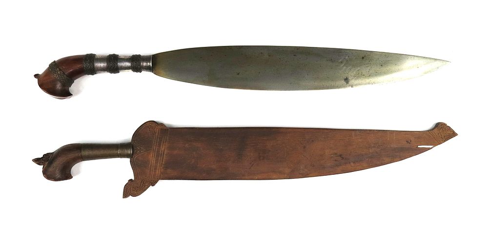Lot 23: TWO MORO BARONG SWORDS