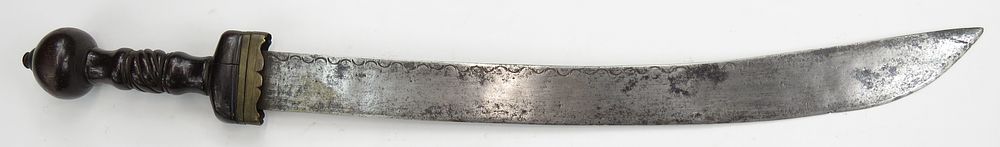 Lot 61: A RARE DAHOMEY AMAZON SWORD