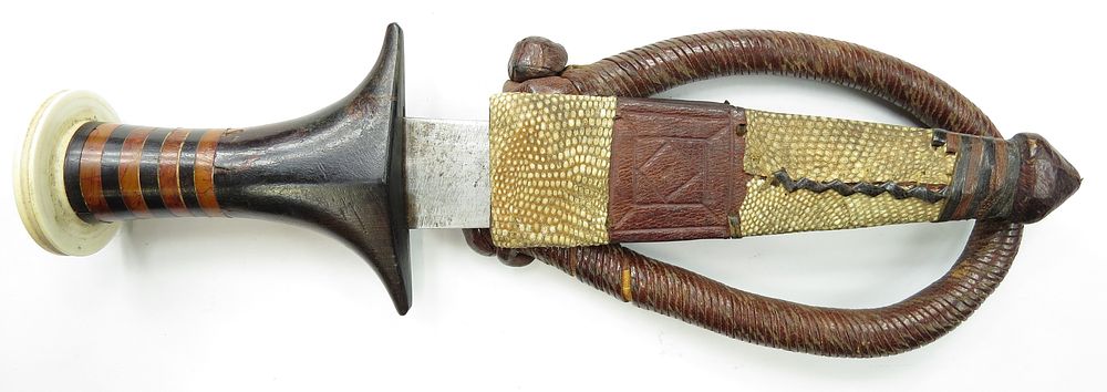 Lot 73: A SUDANESE ARM DAGGER