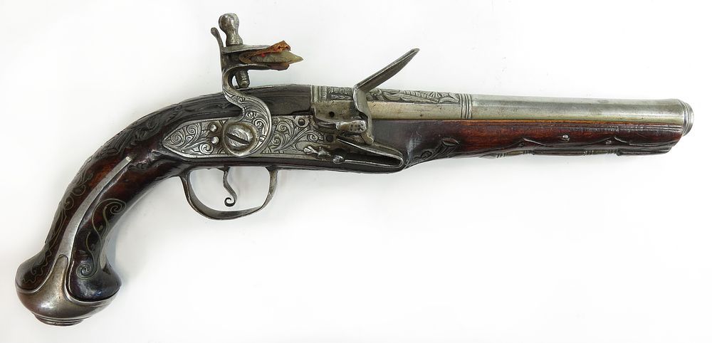 Lot 90: AN OTTOMAN FLINTLOCK PISTOL