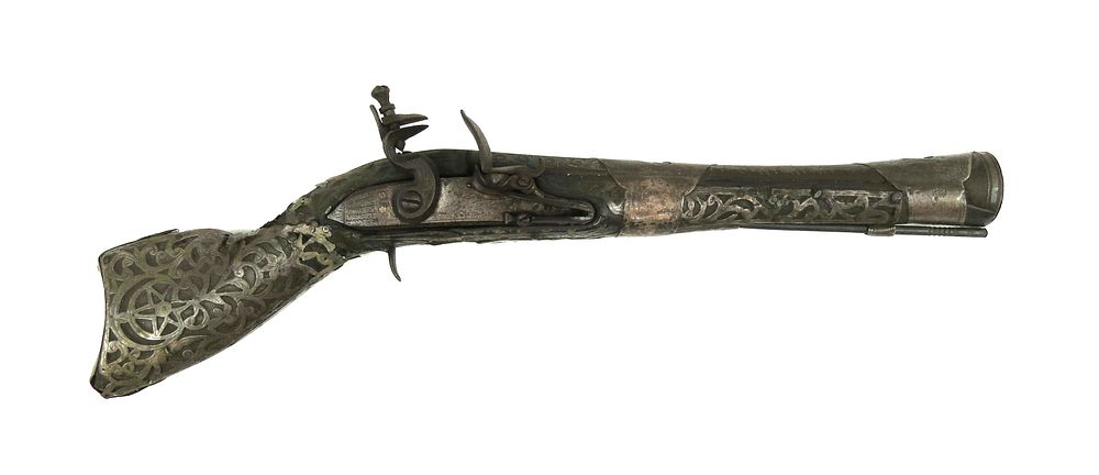 Lot 96: AN OTTOMAN FLINTLOCK BLUNDERBUSS