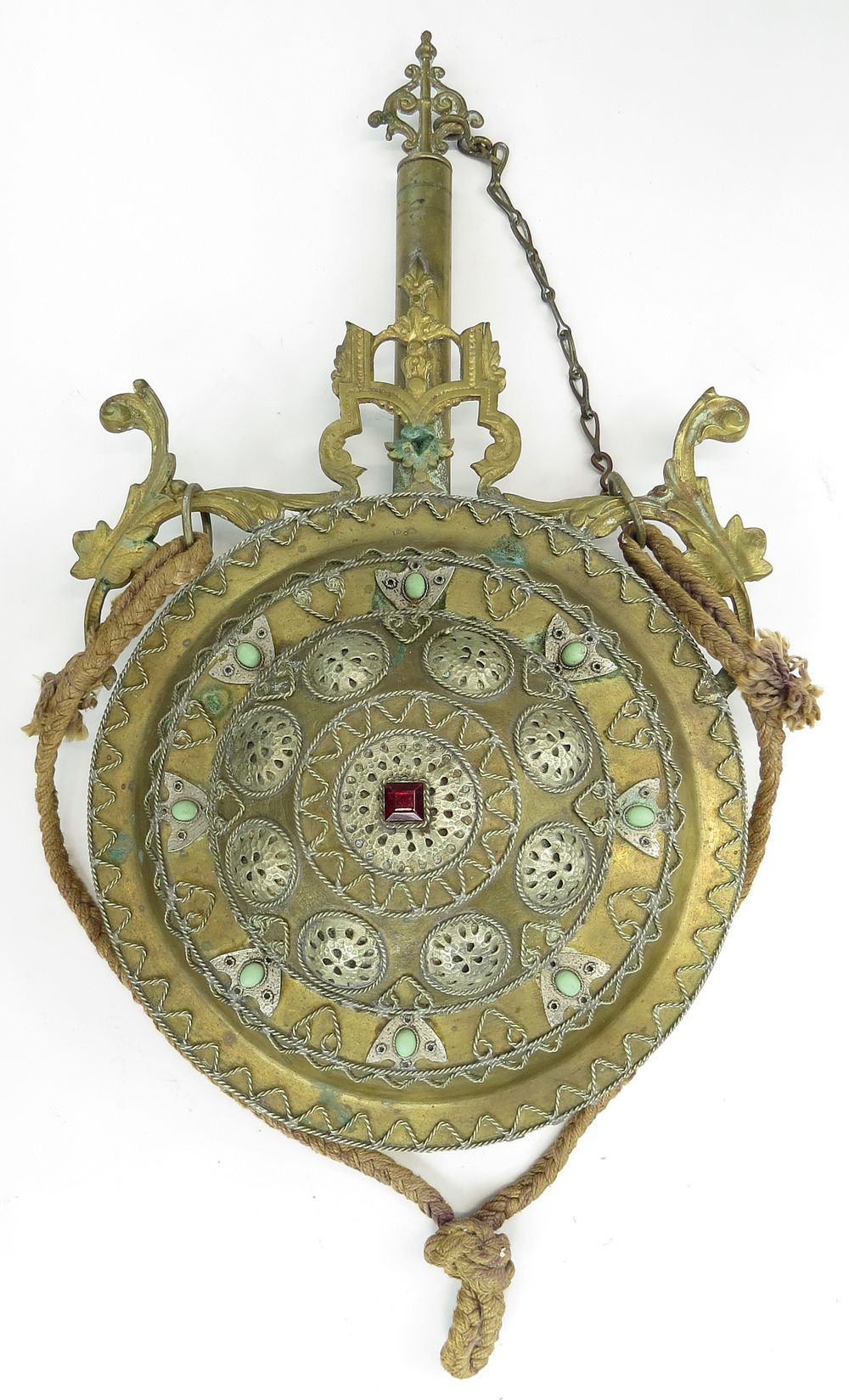 Lot 112: A MOROCCAN POWDER FLASK