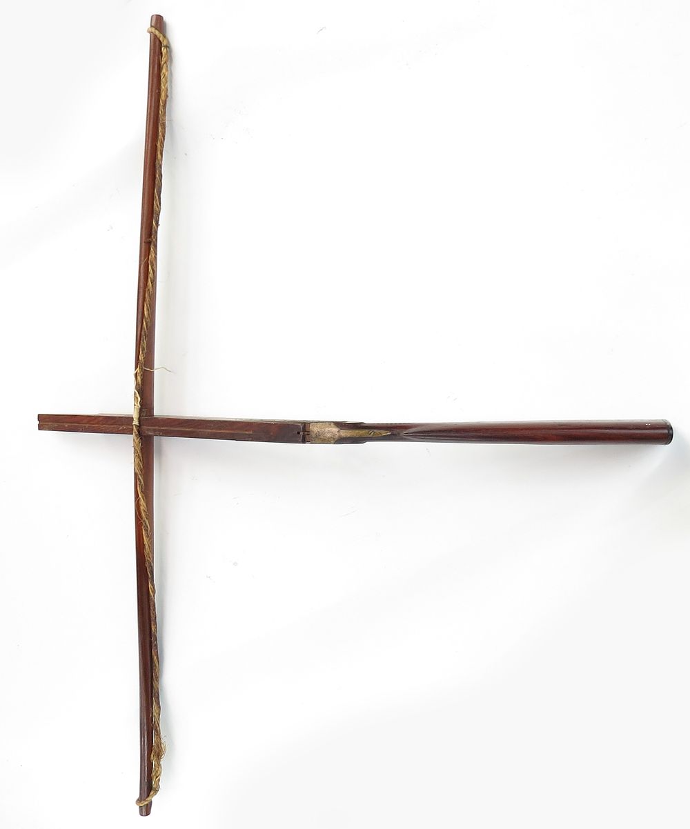 Lot 144: A RARE AND UNUSUAL VIETNAMESE CROSSBOW
