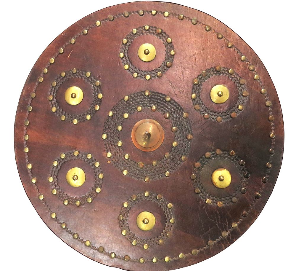 Lot 147: A RARE SCOTTISH TARGE SHIELD