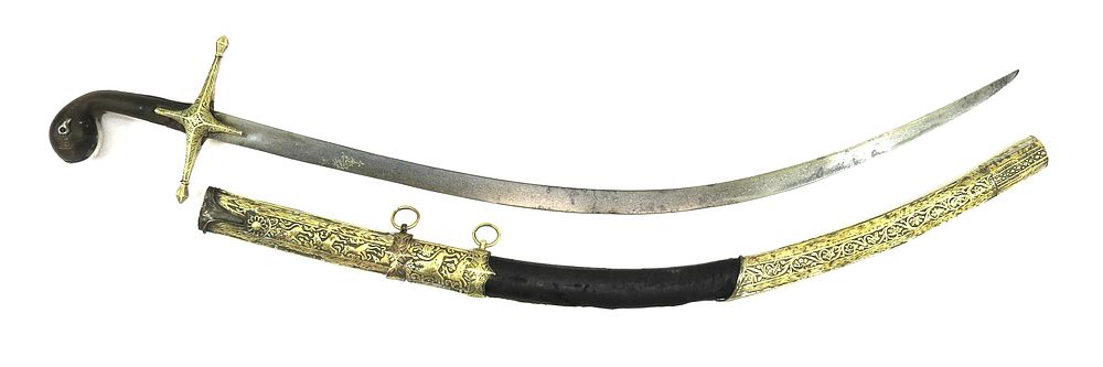 Lot 213: AN OTTOMAN SHAMSHIR SWORD