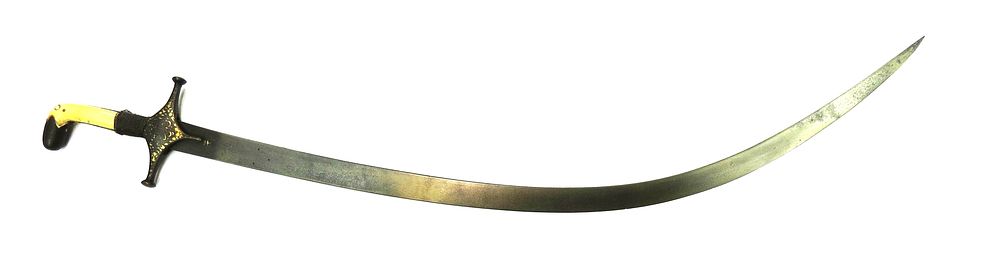 Lot 219: A PERSIAN SHAMSHIR SWORD