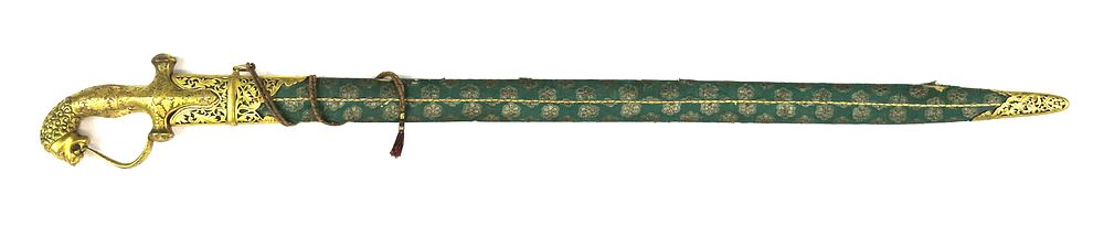 Lot 222: A RARE INDIAN TULWAR SWORD