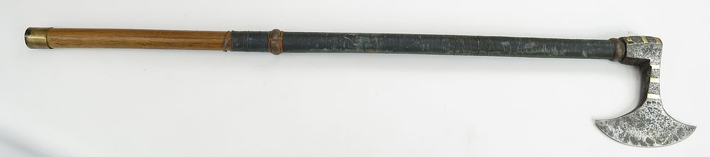 Lot 237: AN AFGHAN TABAR BATTLEAXE