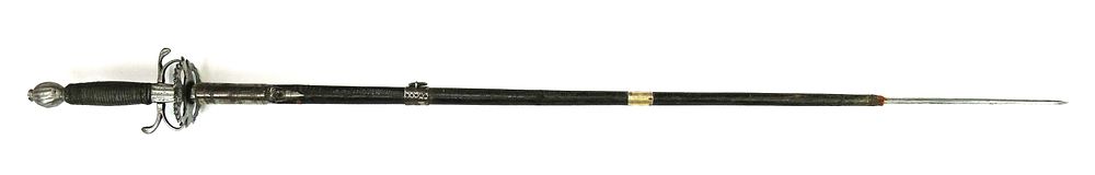 Lot 251: A RARE FRENCH SMALLSWORD