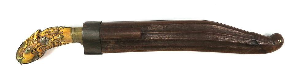 Lot 291: A FINE SRI LANKA PIHA KAETTA KNIFE