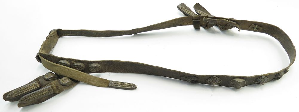 Lot 306: A CAUCASIAN COSSACK DAGGER BELT