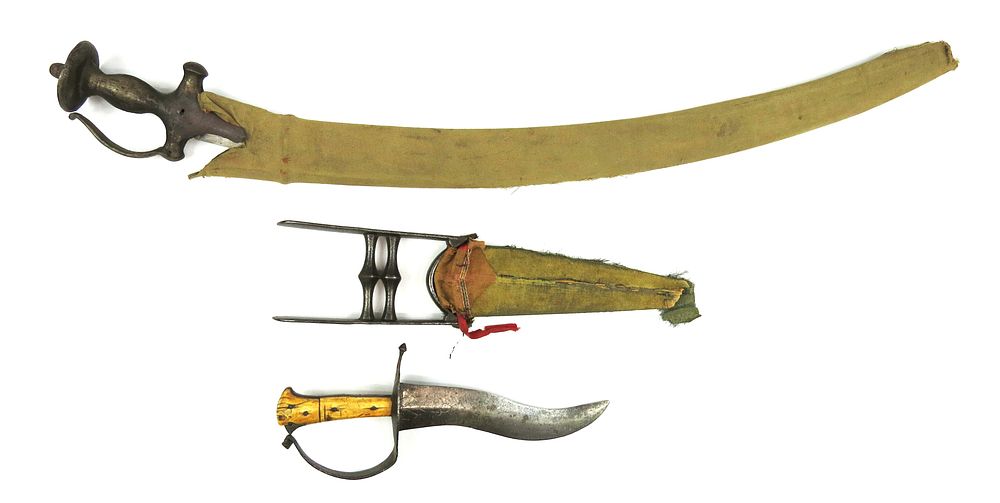 Lot 313: THREE INDIAN WEAPONS
