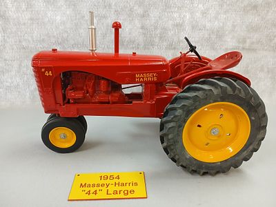 Massey Harris 44 Die Cast Toy Tractor. 1847-1947 1/8th scale
