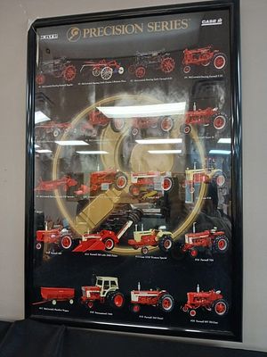 Ertl Precision Series Picture Frame. Includes Case Tractors