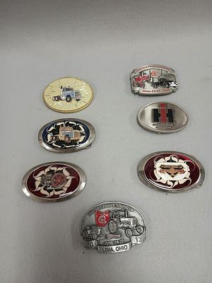 McCormick, International Belt Buckle. Includes International Harvester, Hydro 24th red power 