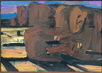 Алиев Алексей, серия &laquo;Осень&raquo;, 2024 г.
. Холст, масло. Размер 70 х 100 см. 
Алиев Алексей 