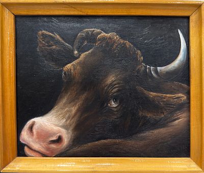 Лысяков Александр. "Корова", 1977г. Художник свердловского андеграунда 
Лысяков Александр. 