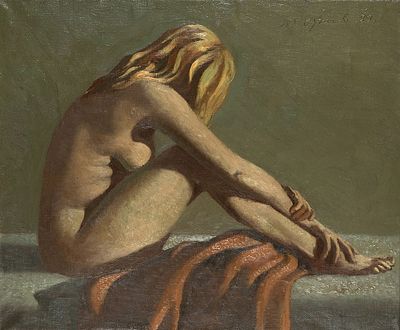 Орлов Юрий Александрович (род. 1957) &laquo;Грусть&raquo;. 1989. Орлов Юрий Александрович (род. 1957) 