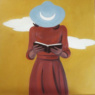 Киноварь Елена
Она. Киноварь Елена 
Она 
Холст на картоне, масло, 40х40 см 