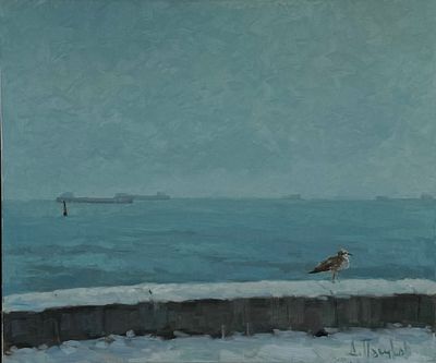 Д. С. Пашков "Зима", 2016. Д. С. Пашков "Зима", 2016 
Холст, масло. Размер 55х65 см. 
В 