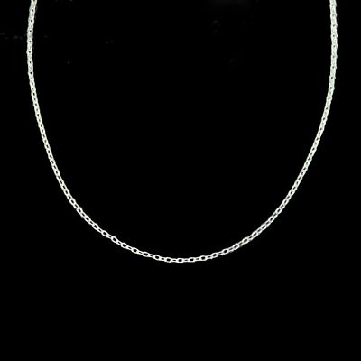 Anchor chain, 585/14k white gold (hallmarked), 1.16g, ring clasp, length approx. 40cm