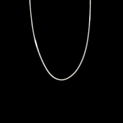 Venezianerkette, 333/8K Wei&szlig;gold (punziert), 4,1g, Ringverschluss, Breite ca. 1,15mm, L&auml;nge ca. 25c