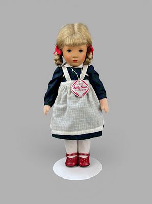 K&auml;the Kruse Puppe "Mimerle", H&ouml;he ca. 37cm. K&auml;the Kruse Puppe "Mimerle", H&ouml;he ca. 37cm 
K&auml;the 