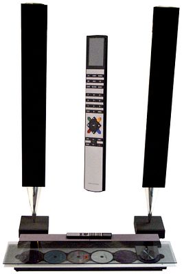 Bang & Olufsen CD Sound Anlage. Beosound 9000, f&uuml;r sechs CDs, mit Lautsprechern und 