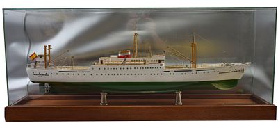 Modellschiff Walf&auml;nger Marcelina de Cereza. Werftsentwurf Unterwassermodellbau Bremen, Ma&szlig;stab 