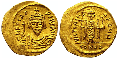 Византия. Фока (602 – 610 гг.). Солид. Золото 4,48 г.