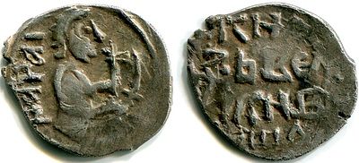 Центральная часть ВКМ. Василий Дмитриевич. Денга. 1412-1414 г.г. Очень редкая, популярная и 