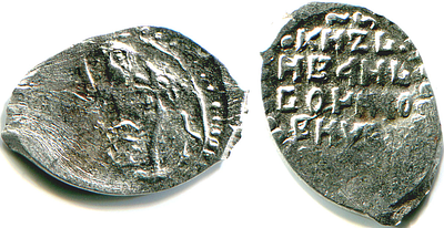 Нижегородское княжество. Иван Борисович (Тугой Лук). Денга. 1423-1428 гг. Очень редкая монета с 