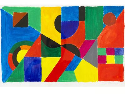 Sonia Delaunay - Sonia Delaunay (1885-1979) - Rythme Couleur, 1955. Sonia Delaunay (1885-1979) | 