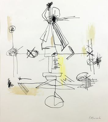 Ernest Mancoba - Ernest Mancoba (1904-2002) - Untitled, c. 1959. Ernest Mancoba (1904-2002) | 