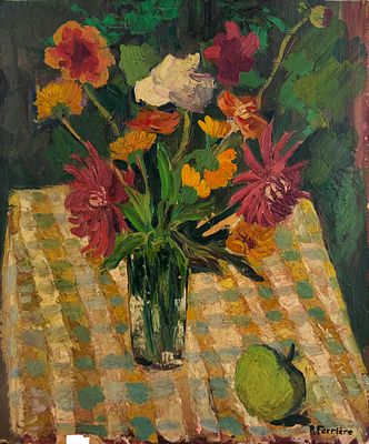 Ren&eacute; Ferriere - Ren&eacute; Ferriere - Still Life with Flowers. Ren&eacute; Ferriere | France Still Life with 