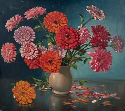 Edward Cole - Edward Cole - Still Life with Flowers. Edward Cole | Unknown Nationality Still Life 