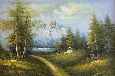 Unknown artist - Unknown artist - 20 century. Unknown Artist | 20th Century Untitled Oil on 