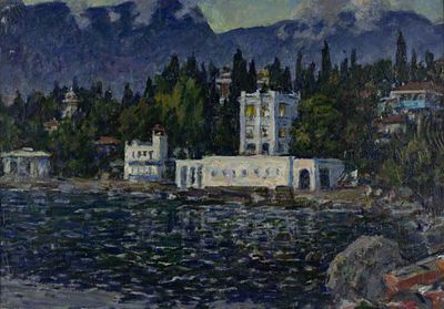 Pavel Yashin (1920-2010) - An Evening, 1979. Pavel Yashin (1920–2010) | Russian “An Evening”, 1979 