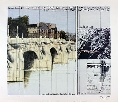 Christo (1935-2020) - The Pont Neuf Wrapped. Christo (1935–2020) | Bulgaria/USA 
“The Pont Neuf 